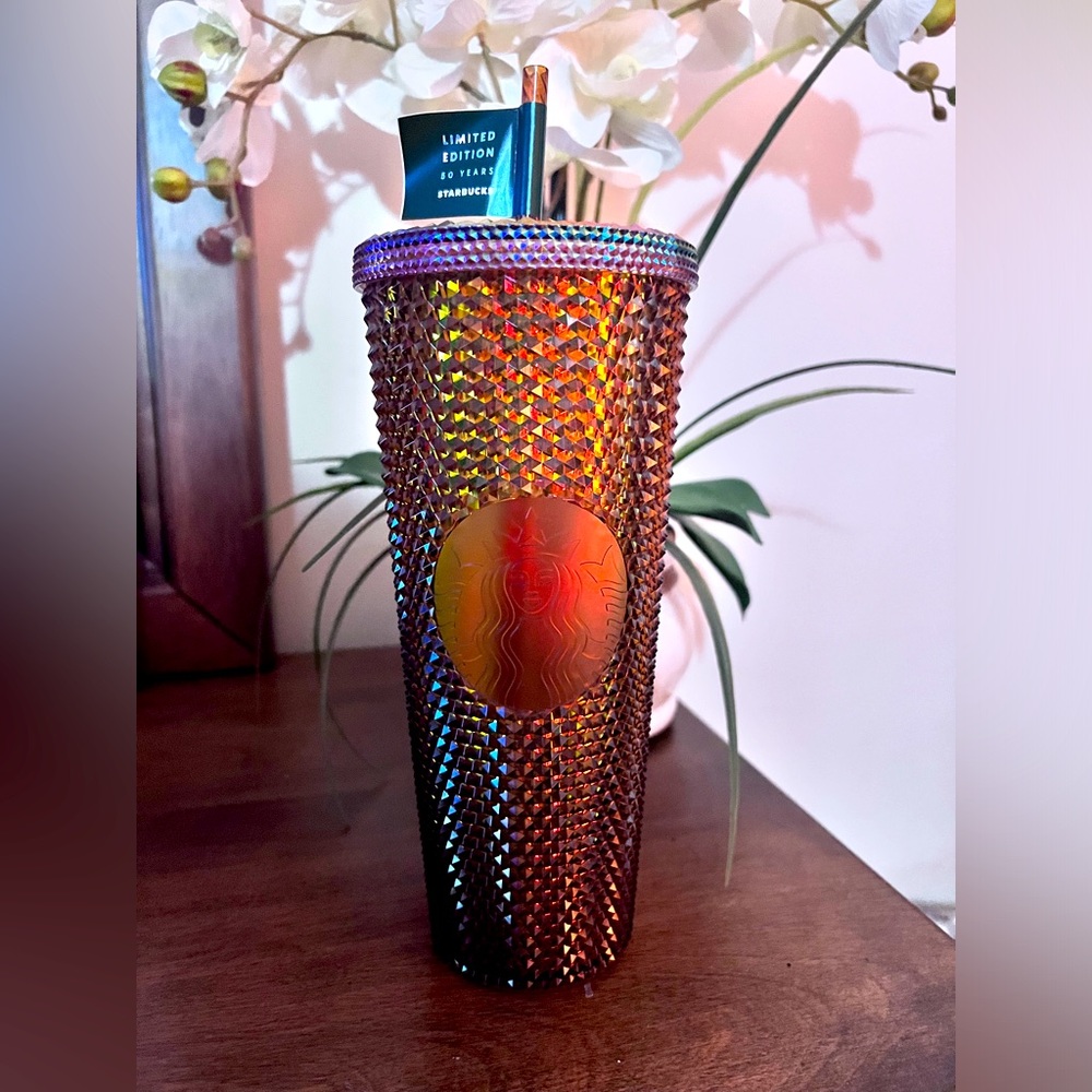 Starbucks 50th Anniversary Gold Studded 24oz.Tumbler LIMITED EDITION